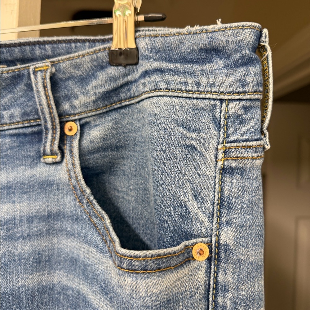 American Eagle Outfitters Men’s AE AirFlex+ Skinny Jeans 36x30 Blue High Stretch - Picture 5 of 13
